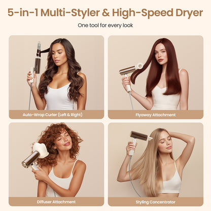 GOMYTH NovaCraft S1 5-in-1 Multi-Styler & High-Speed Dryer