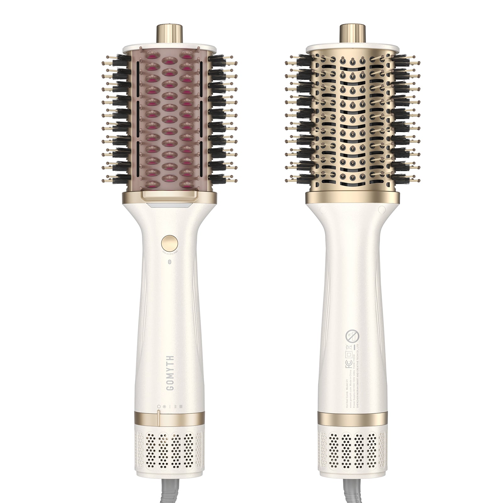 GOMYTH V1 Heated Comb & Blow Dryer Brush