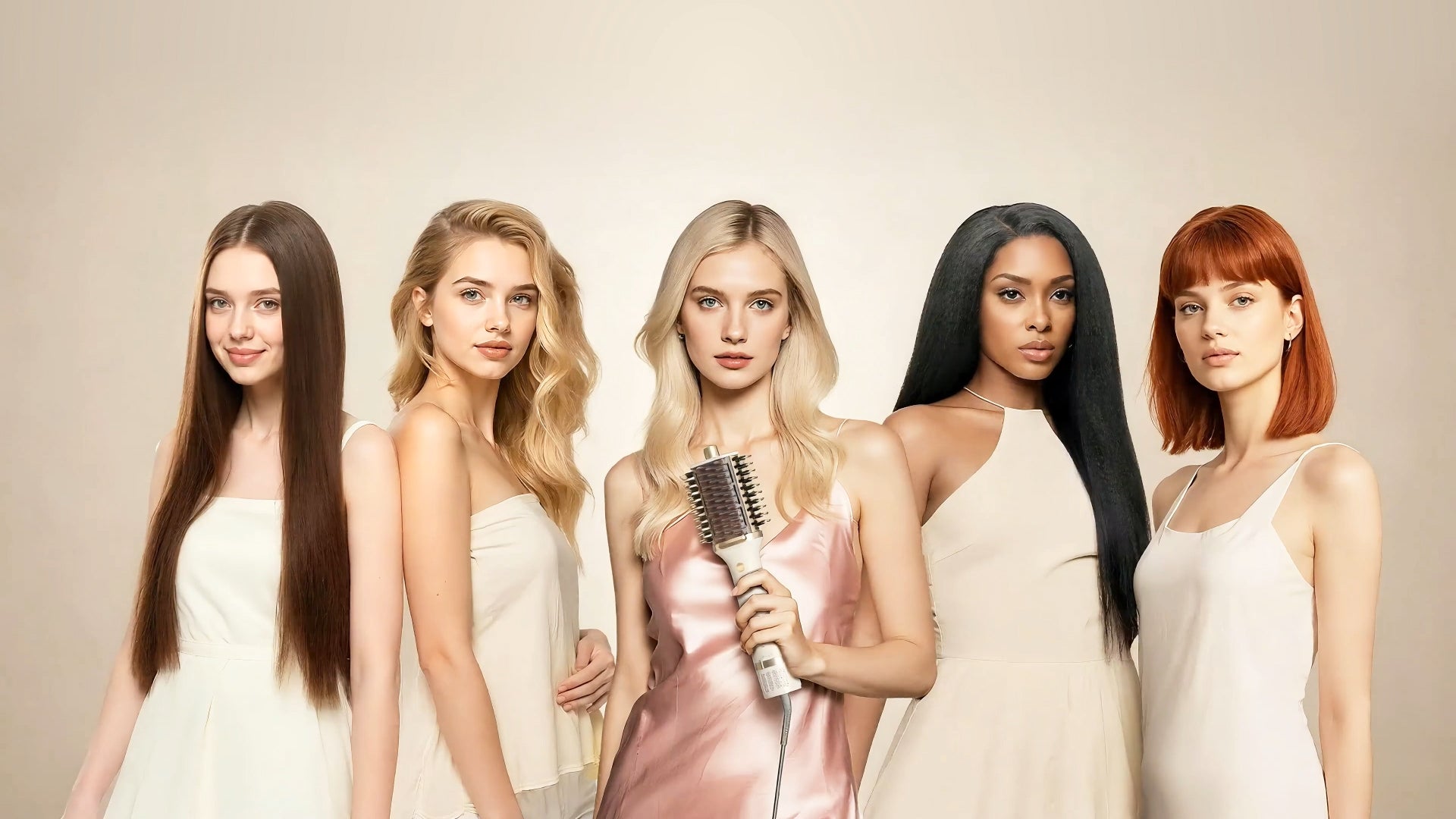 Load video: GOMYTH V1 4-in-1 Heated Comb &amp; Blow Dryer Brush