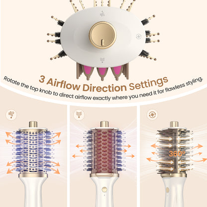 GOMYTH V1 Heated Comb & Blow Dryer Brush